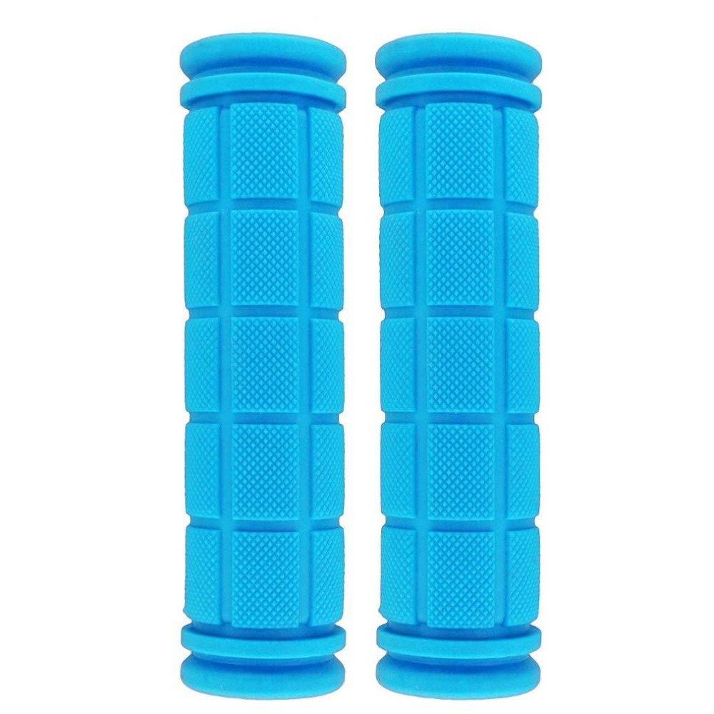 Beakuoo Bike Handlebar Grips For Kids Girls Boys, Non-Slip Rubber Mushroom Bicycle Grips For Scooter Cruiser Seadoo Tricycle Wheel Chair Mountain Road Urban Foldable Bike Mtb Bmx(Sky Blue,4 Pairs)