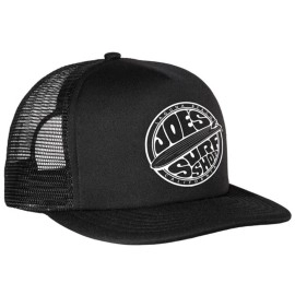 Joes Surf Shop Fins Up Foam Snapback Trucker Hat-Black