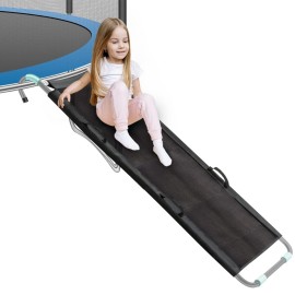 Gemonexe Universal Trampoline Slide With Handles,Sturdy Trampoline Attachments With Strong Tear Resistant Fabric,Slide Ladder Let Kids Climb Upslide Down Have Better And Safer Gaming Experience