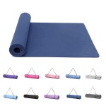 Good Nite Yoga Mats For Women Non Slip Textured Surfaces,Gym Mat Thick 6Mm With Carry Strap Tpe Exercise Mat For Yoga, Pilates, Gymnastics(183 X 61 X 06Cm) (Red Plum)