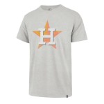 MLB Men's Distressed Imprint Match Team Color Primary Logo Word Mark T-Shirt (Houston Astros, XX-Large)