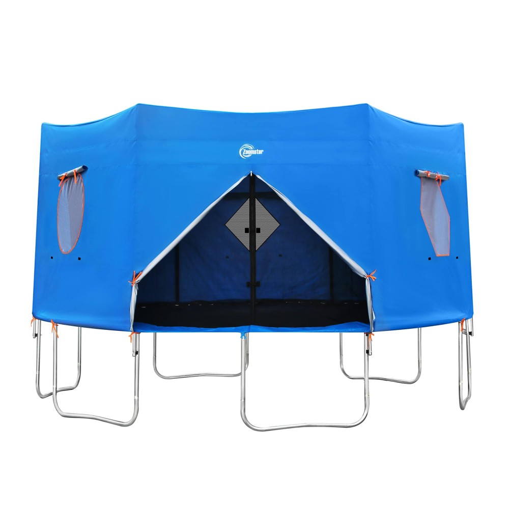 15Ft Trampoline Tent, Fits For 6 Straight Pole Round Trampoline, Trampoline Tent Cover (Tent Only)