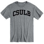 Ivysport California State University, Long Beach Csulb 49Ers Short Sleeve Adult Unisex T-Shirt, Classic, Charcoal Grey, X-Large