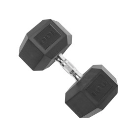 Cap 100 Lb Coated Hex Dumbbell Weight, New Edition, Black, (Sdris-100)
