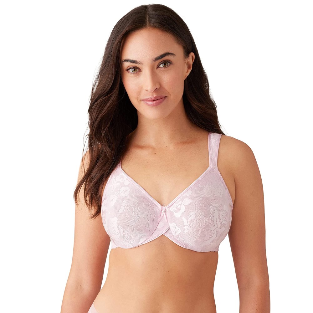 Wacoal Womens Plus Size Awareness Full Figure Underwire Bra, Pale Pink, 44G