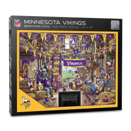 YouTheFan NFL Minnesota Vikings Barnyard Fans 500pc Puzzle