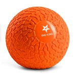 Yes4All Upgraded Fitness Slam Medicine Ball 10Lbs For Exercise, Strength, Power Workout Workout Ball Weighted Ball Exercise Ball Orange Beast