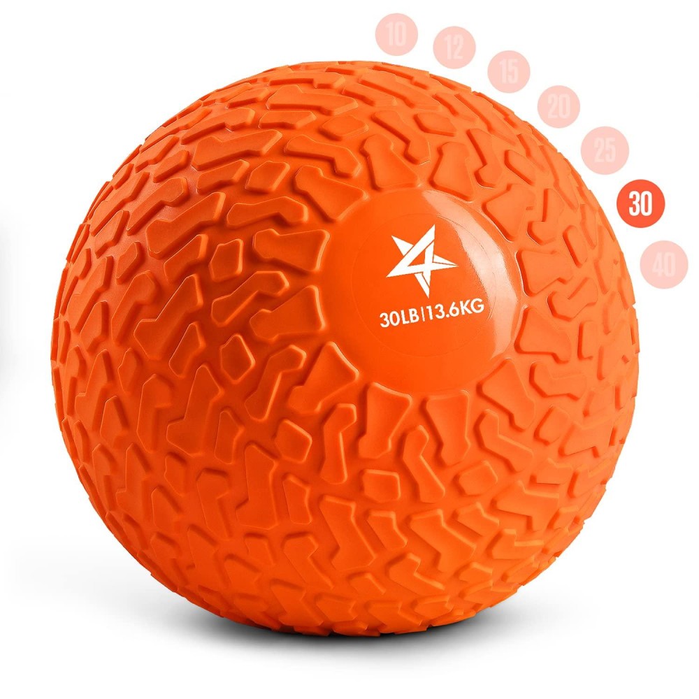 Yes4All Upgraded Version Durable Solid Slam Medicine Balls From 10-40Lbs, Multicolor Options