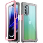 Poetic Guardian Case Designed For Motorola Moto G Stylus 5G (2022) Model : Xt2215, 6Ft Mil-Grade Drop Tested], Full-Body Hybrid Shockproof Bumper Cover With Built-In Screen Protector,Pink