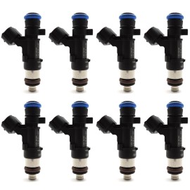 Hisport Fuel Injector 0280158007 Compatible With Nissan Infiniti 56L V8 2004-17 (8 Pcspack)