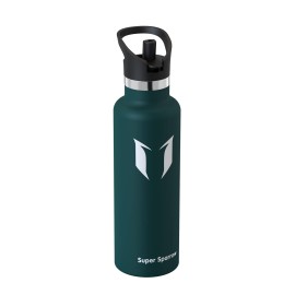 Keerciga Super Sparrow Ultralight Water Bottle Stainless Steel 1810-350Ml, 500Ml, 750Ml - Insulated Metal Water Bottle With Straw Lid - Bpa Free - Flask For Gym, Travel, Sports