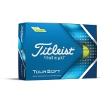 Titleist Tour Soft T4113S-J Unisex Golf Ball, Yellow