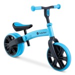 Yvolution Y Velo Junior Toddler Balance Bike 9 Inch Wheel No-Pedal Training Bike For Kids Age 18 Months To 4 Years (Blue 2022)