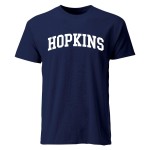 Ivysport Johns Hopkins University Jhu Blue Jays Short Sleeve Adult Unisex T-Shirt, Classic, Navy, Small