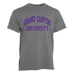 Ivysport Grand Canyon University Gcu Lopes Short Sleeve Adult Unisex T-Shirt, Classic, Charcoal Grey, Small