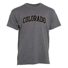 Ivysport University Of Colorado Cu Buffaloes Short Sleeve Adult Unisex T-Shirt, Classic, Charcoal Grey, Medium