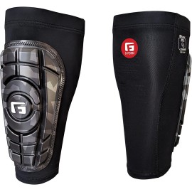 G-Form Pro-S Compact Soccer Shin Guards - Football Shin Guards - Blackcamo, Adult Large