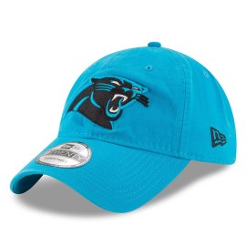 New Era Nfl Core Classic 9Twenty Adjustable Hat Cap One Size Fits All (Carolina Panthers Blue)