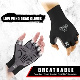 Bear Grips Weight Lifting Gloves for Men & Women | Half Finger Lifting Gloves | Full Finger Workout Gloves for Men | No Finger Exercise Gloves l Compression Weightlifting Gloves | Gym Gloves for Men