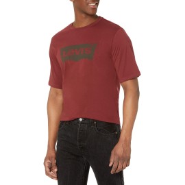 Levis Mens Size Graphic Tees (Also Available In Big & Tall), Batwing Port, Large Tall