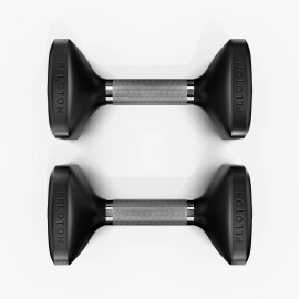 Peloton Dumbbells | Ergonomically Designed Pair Of Cast Iron Weights With Urethane Coating And Nonslip Grip, Available In Set Of Two - 25 Lb