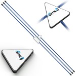 Prowithlin Golf Alignment Stick, Aluminum Alloy Golf Sticks, Posture Corrector Golf Practice Aid, 48 Inches (Blue With Connector)