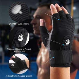 Fitespot Workout Gloves for Men Women,Weight Lifting Gloves with Wrist Wrap Support Full Palm Protection Gym Gloves for Training,Hanging,Rowing,Pull ups Exercise Gloves for Fitness