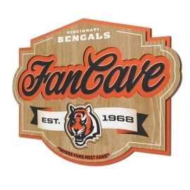 YouTheFan NFL Cincinnati Bengals Fan Cave Sign