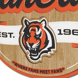 YouTheFan NFL Cincinnati Bengals Fan Cave Sign