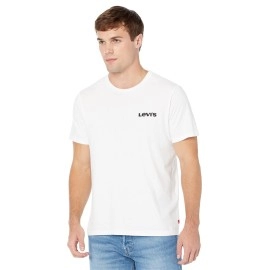 Levis Mens Graphic Tees (Also Available In Big & Tall), Core White, Xx-Large
