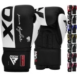 Rdx Boxing Gloves, Maya Hide Leather Training Gloves For Muay Thai, Kickboxing, Sparring, Punch Bag, Punch Bag, Kickboxing Gloves, Martial Arts Training, Home Gym, Men, Women, 8 10 12 14 16 Oz