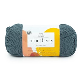 Lion Brand Yarn Two Of Wands: Color Theory Yarn, Stonewash