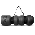 Yes4All Epp Wave Exercise Foam Roller - Extra Firm High Density Foam Roller - Best For Flexibility And Rehab Exercises (260G, Black)