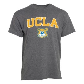 Barnesmith University Of California, Los Angeles Ucla Bruins Short-Sleeve T-Shirt, Spirit, Charcoal Grey, X-Large