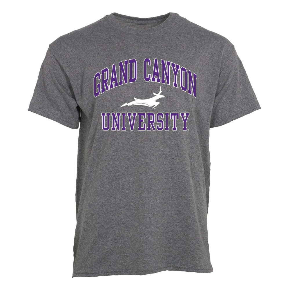 Barnesmith Grand Canyon University Gcu Lopes Short-Sleeve T-Shirt, Spirit, Charcoal Grey, Small