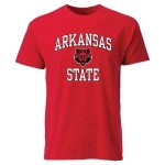 Barnesmith Arkansas State University Asu, A-State Red Wolves Short-Sleeve T-Shirt, Spirit, Red, Large