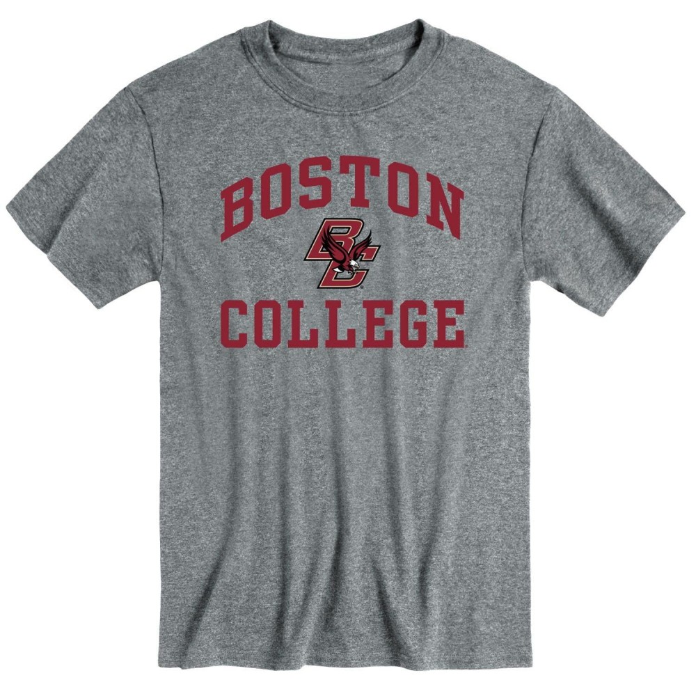 Barnesmith Boston College Bc Eagles Short-Sleeve T-Shirt, Spirit, Charcoal Grey, X-Large