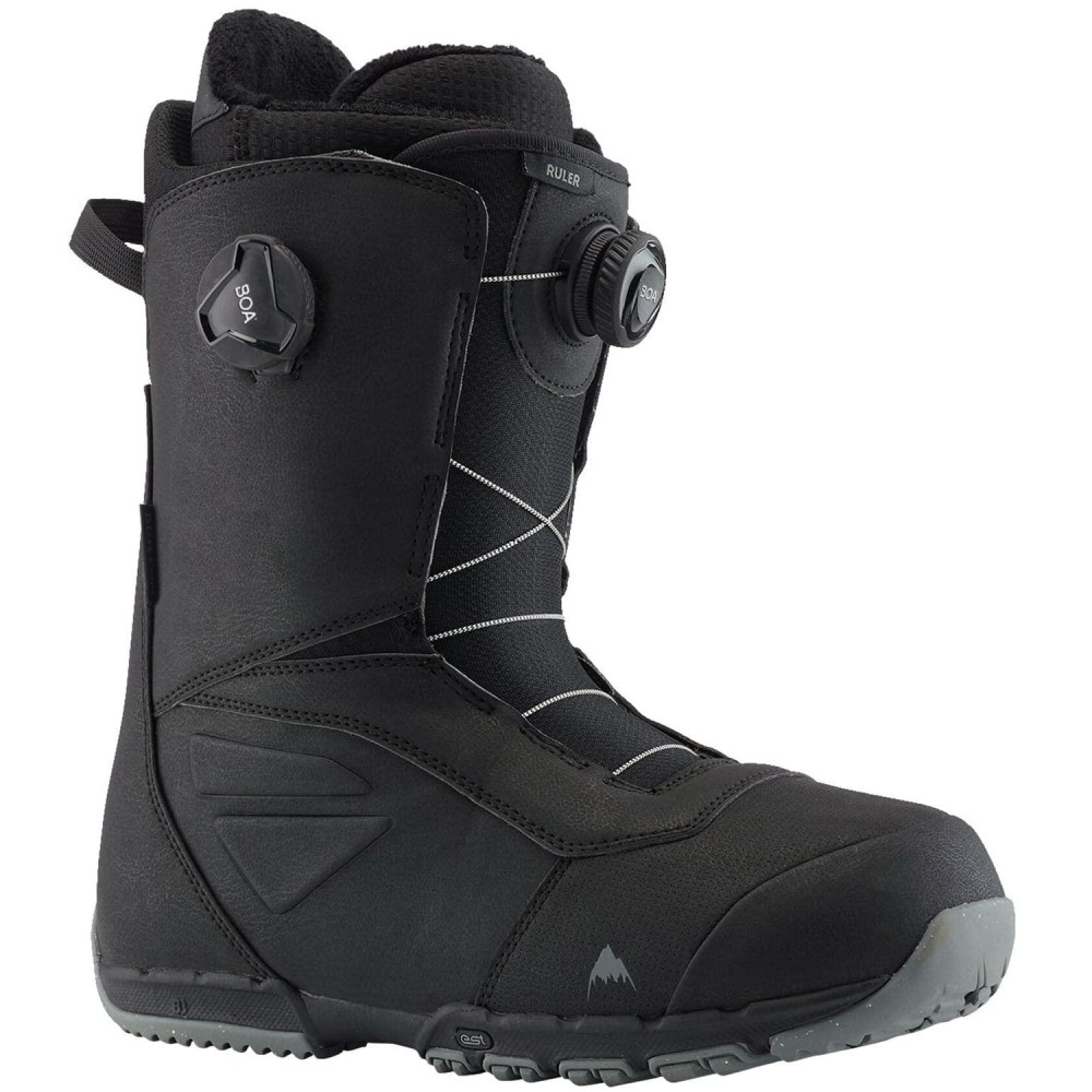 Burton Ruler Boa Wide Mens Snowboard Boots Black 11 (W)