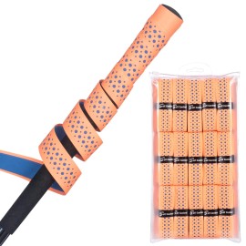 Self Control Golf Club Grip Wrapping Tapes Convenient & Anti-Slip Solution For Golf Overgrip (Orange(15-Pack))