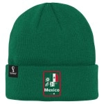 Outerstuff Mens Fifa World Cup Country Core Rib Knit Beanie Hat, Green, One Size