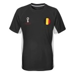 Outerstuff Mens Standard Fifa World Cup Panelled Raglan Short Sleeve Top, Black, Xx-Large