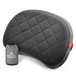 Hikenture Ultralight Camping Pillow, Inflatable Pillow With Soft Washable Case, Ergonomic Backpacking Pillow For Neck & Lumbar Support, Portable Blow Up Camp Pillow Hiking Pillow For Outdoor Travel