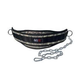 Mir Dip Belt With 36 Chain, Weight Lifting For Dips And Pullups, Power Lifting Up To 500Lbs (Desert)