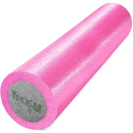 Yes4All Two-Layer Foam Rollers Pe For Many Exercises, Improved Workout Efficiency - 24 Inches