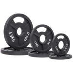 Balancefrom Cast Iron Olympic 2-Inch Plate Weight Plate For Strength Training And Weightlifting, Multiple Packages 2Inoh-35Set