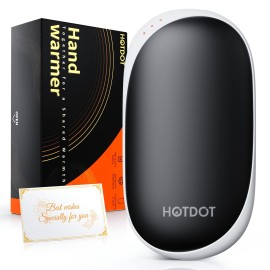 Hotdot Hand Warmers Rechargeable,Electric Hand Warmer Reusable,1 Pack 5200Mah Portable Charger,Hot Hands Pocket Heater,Gadgets For Men Outdoor Camping And Hunting,The Best Winter Gifts For Women