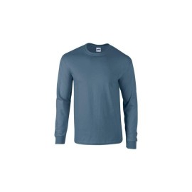 Gildan Long Sleeve, (G540) Tshirt, Indigoblue, Xx-Large