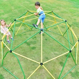 Merax 12Ft Climbing Dome Outdoor Dome Climber For Kids 3-10 Supporting 1000 Lbs Easy Assembly Playground Jungle Gym Backyard Play Equipment (12Ft Climbing Dome)