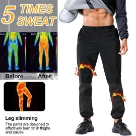 Ningmi Sauna Suit For Men Sweat - Long Sleeve Shirt Jacket Workout Body Shaper Zipper Top Slimming Fitness Trainer Gym