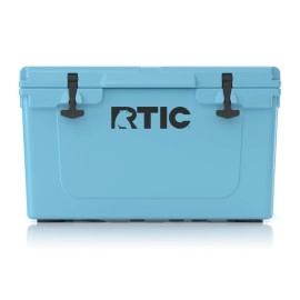 Rtic Hard Cooler, 45 Qt, Amber, Ice Chest With Heavy Duty Rubber Latches, 3 Inch Insulated Walls Keeping Ice Cold For Days, Great For The Beach, Boat, Fishing, Barbecue Or Camping